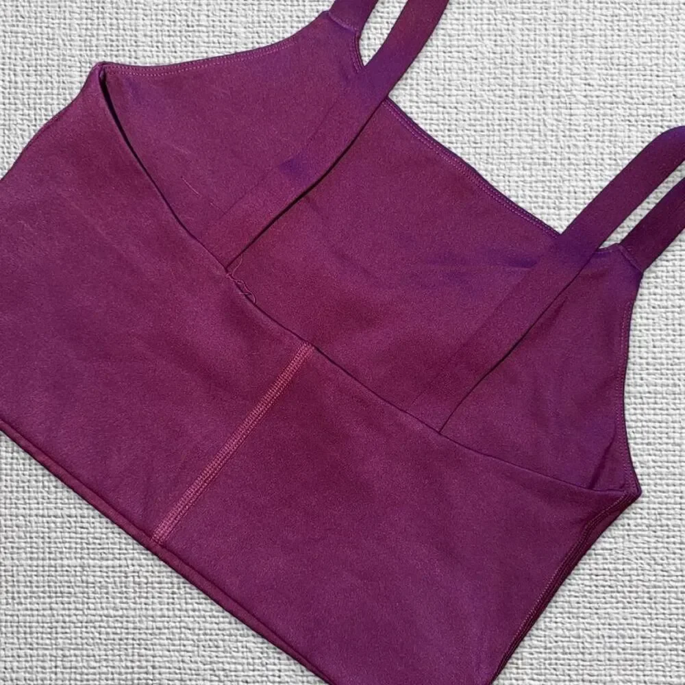 Girlfriend-collective Women's Purple and Pink Skirt